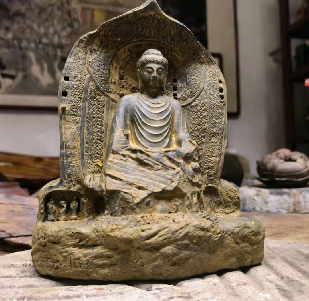 石像 石仏 龍門石窟盧舎あの大仏 禅意供養 文房 茶道玄関 置物 装飾品 工芸品 石像 石仏 龍門石窟盧舎あの大仏 禅意供養 文房 茶道玄関 置物
