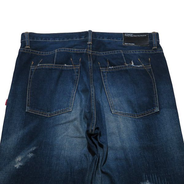WTAPS ダブルタップス 15SS BLUES.SKINNY TRASH/TROUSERS.COTTON.DENIM 