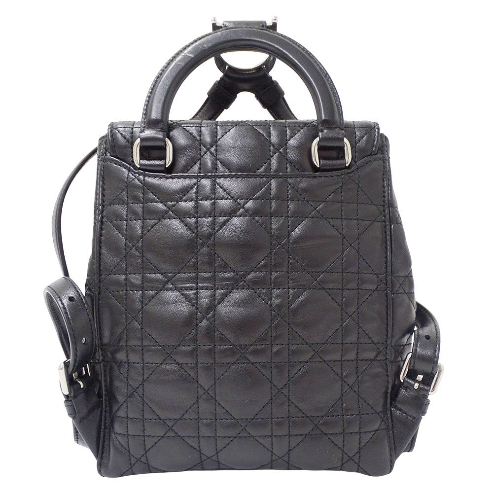 Christian Dior レディースレザーリュック 黒 DIOR | Rider 2.0 ジップ バックパック ディオール グラビティ