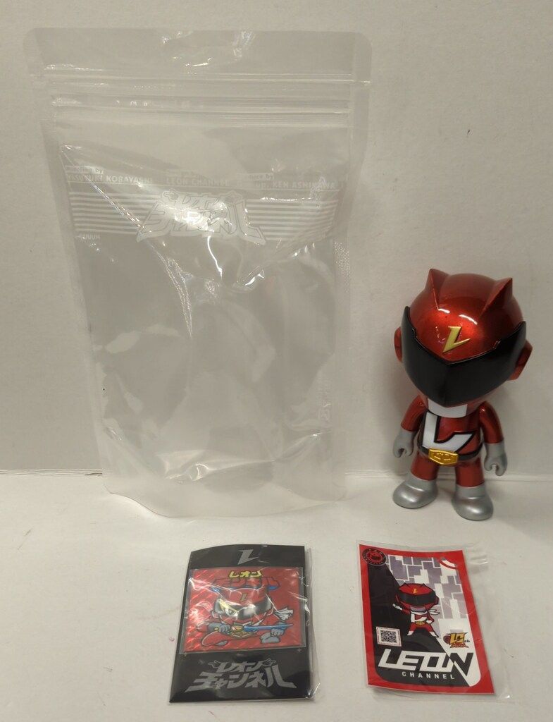 レオンチャンネル【レオンレッド】ソフビ レッド発売から1周年！初の48シール付き限定カラーソフビが発売