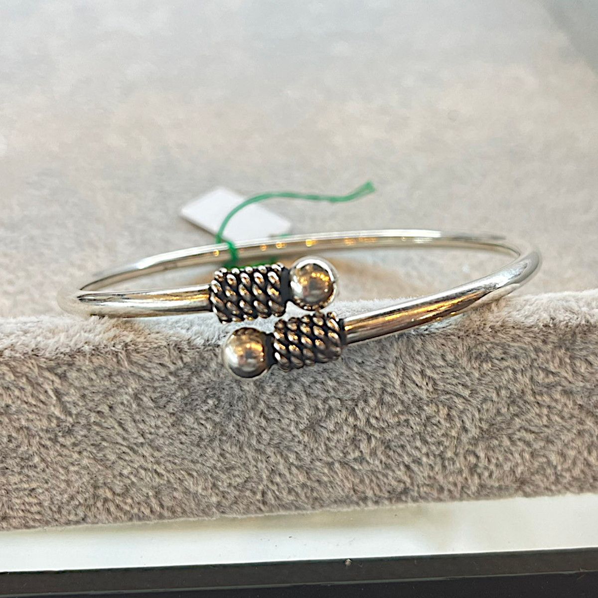 SILVER925 ETHNIC DESIGN BANGLE/BRACELET/INDIAN JEWELRY/シルバー