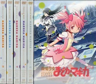 中古　魔法少女まどか☆マギカ　まどマギ　DVD 全巻 中古】アニメDVD 魔法少女まどか☆マギカ 完全生産限定版全6巻