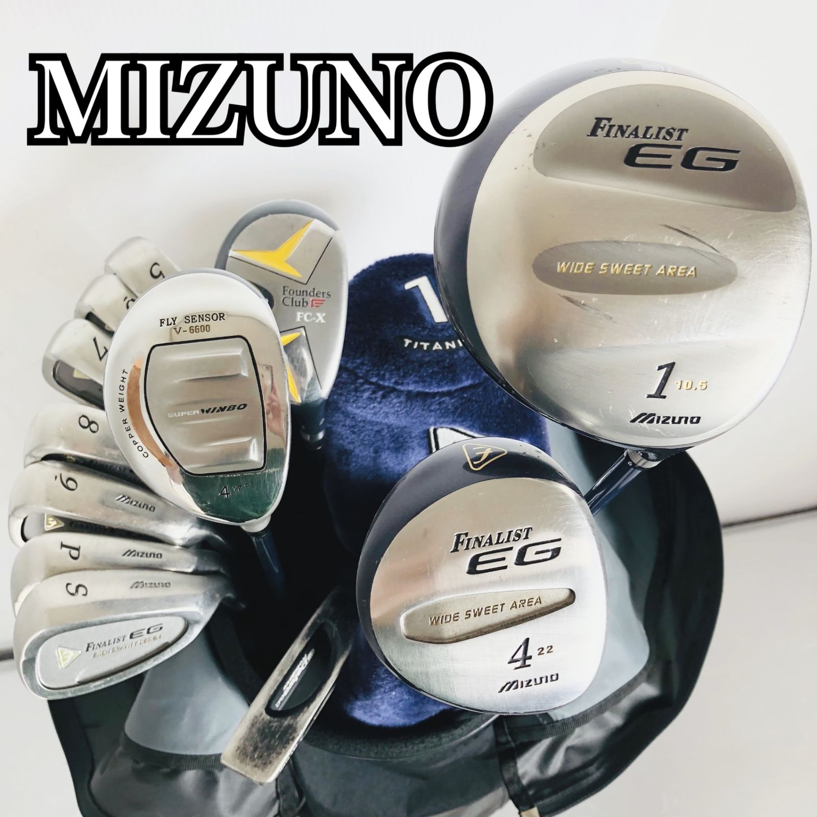 MIZUNOミズノ ゴルフクラブセット／ゴルフバッグセット