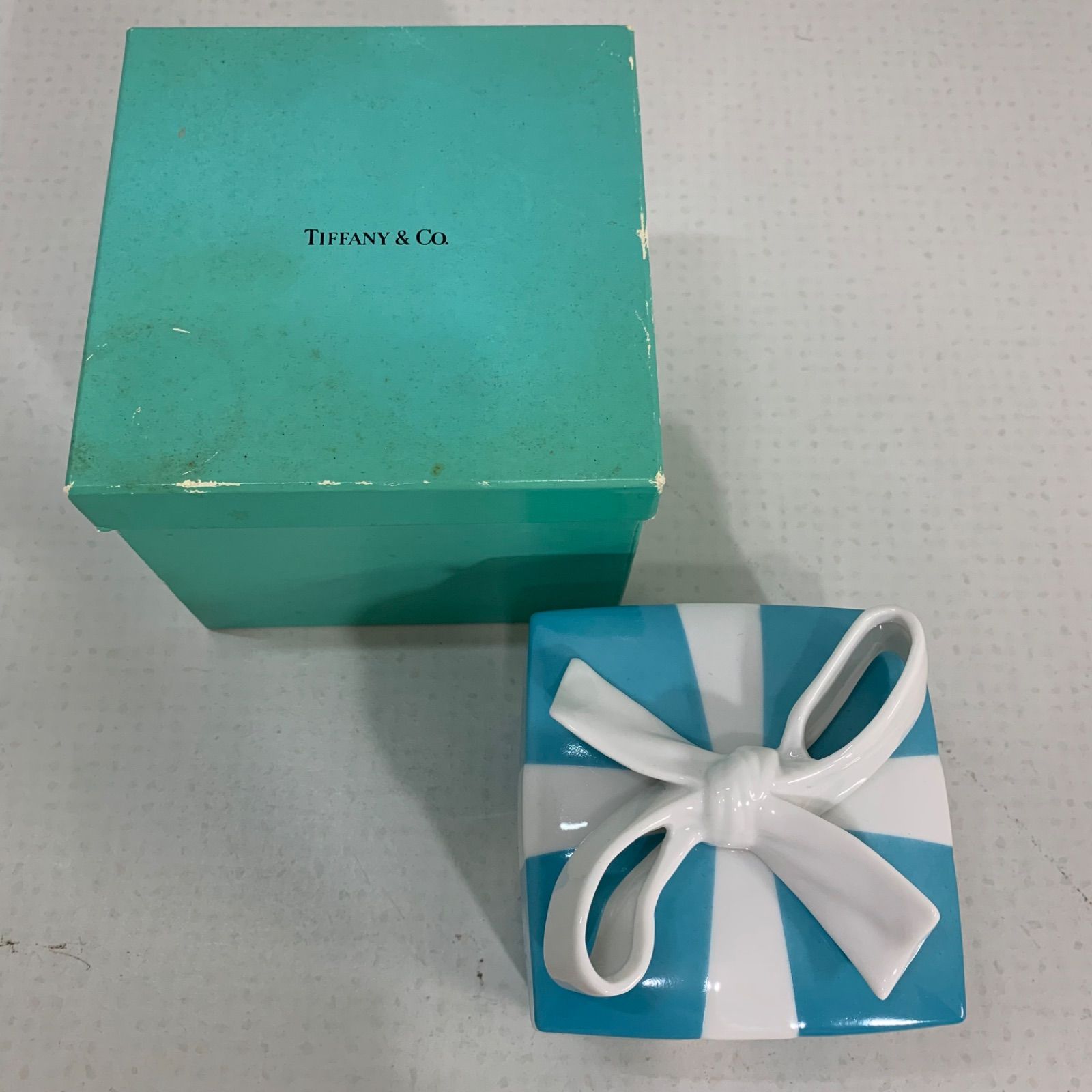 ティファニー ジュエリーケース Lボックス ラージ リボン