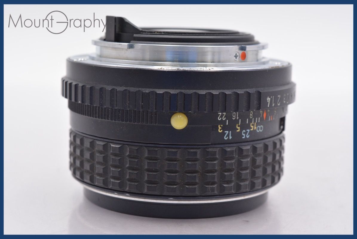 ペンタックス PENTAX SMC PENTAX-M 50mm F1.4 前キャップ付 完動 同梱可 mj5466