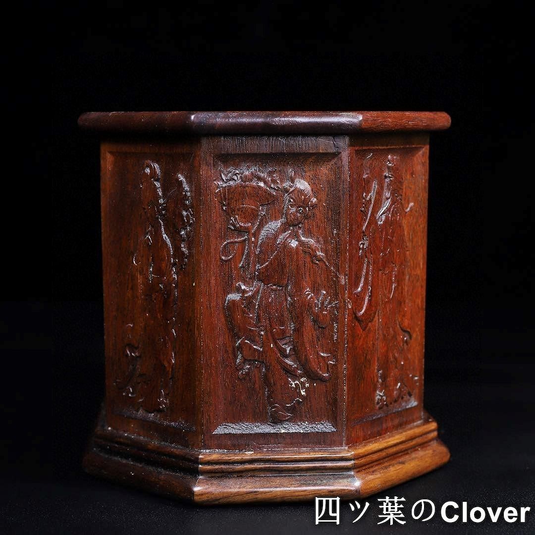 彫刻 浮彫り八面八仙仏像 筆箱 書道具 文房具 現代工芸品美術品 置物 彫刻 浮彫り八面八仙仏像 筆箱 書道具 文房具 現代工芸品美術品 置物