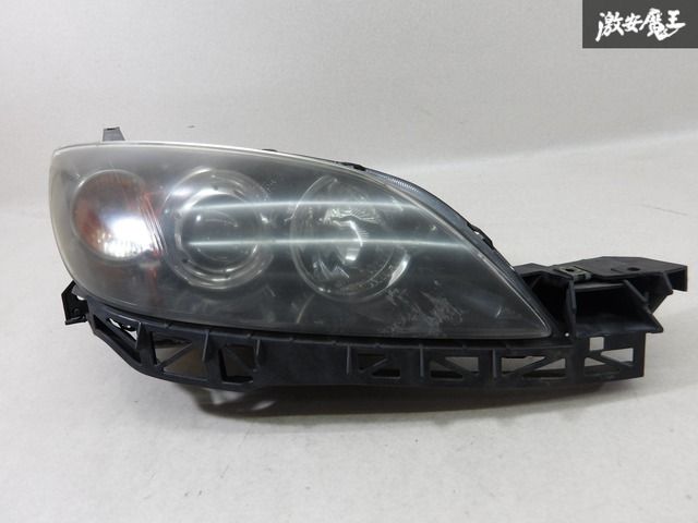マツダ 純正 BK5P アクセラ 2004年式 ヘッドライト ヘッドランプ HID 右 右側 運転席側 STANLEY P2952 即納 棚16-5