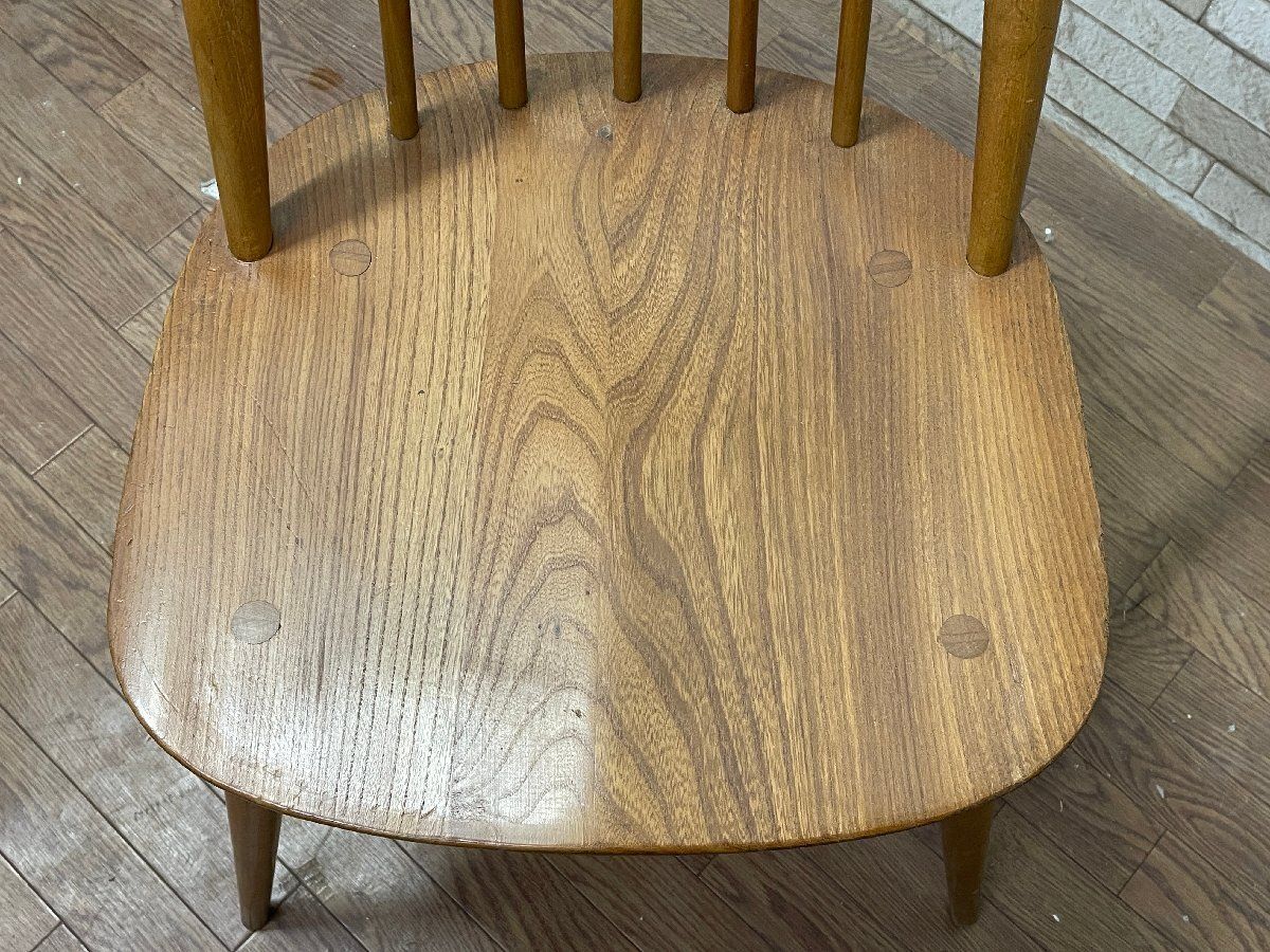 アーコール ERCOL ゴールドスミスチェア ダイニングチェア 椅子 エルム 英国アンティーク ヴィンテージ 畑1114 MARWIL-DEMENAGEMENTS_CH
