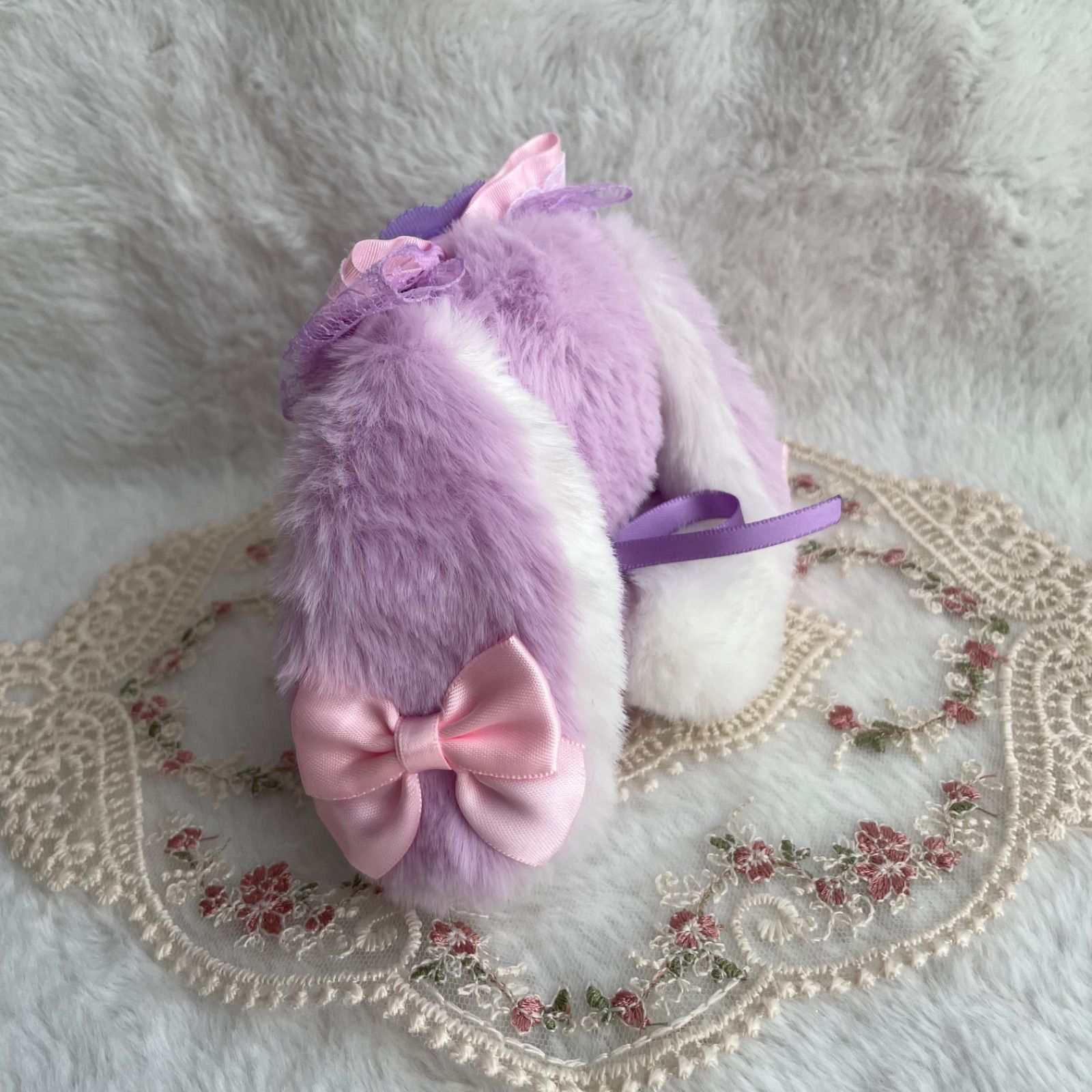 おすわり ぬい服 10〜11cm❤︎ ピンク 紫 ツートン m23797518536_1.jpg?1720097279