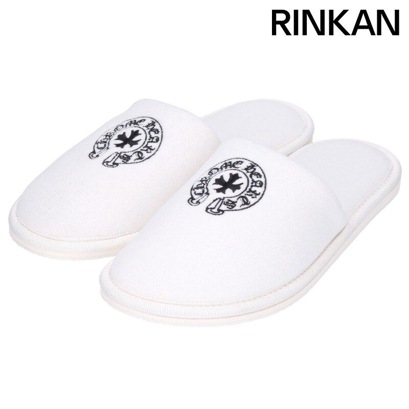 クロムハーツ ホースシュー刺繍ホテルスリッパ メンズ M