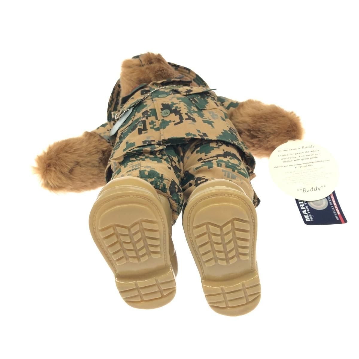 良好  ザベアコレクションヴァンガード テディベア ぬいぐるみ   ブラウン 迷彩/デジカモ/USMC/海兵隊  　240002229990 良好 ザベアコレクションヴァンガード テディベア ぬいぐるみ