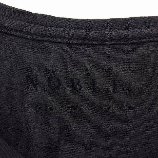 ノーブル NOBLE カットソー Tシャツ ボートネック コットン 綿