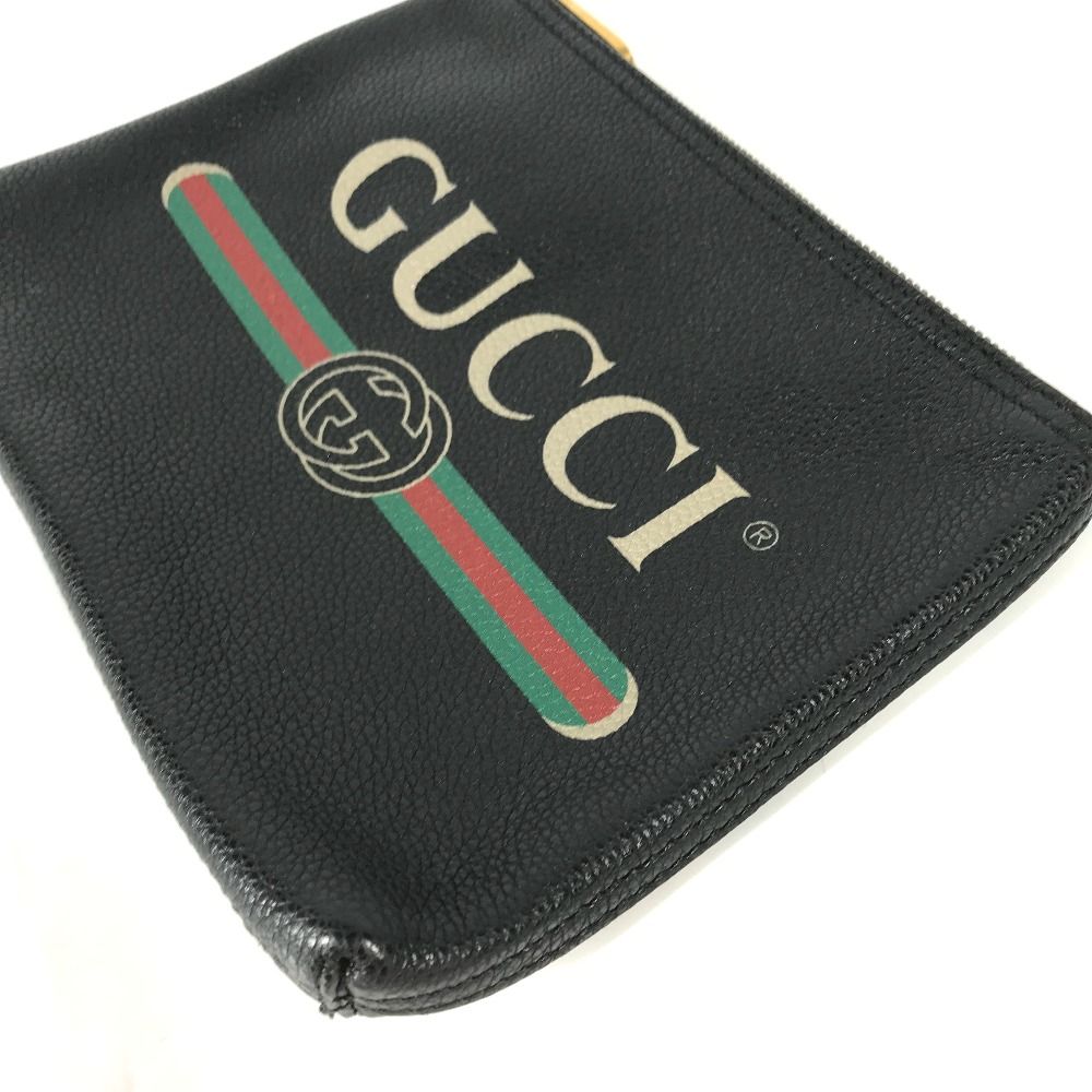 GUCCI クラッチバック GUCCI グッチ クラッチバッグ ロゴ 495665 レザー - メルカリ