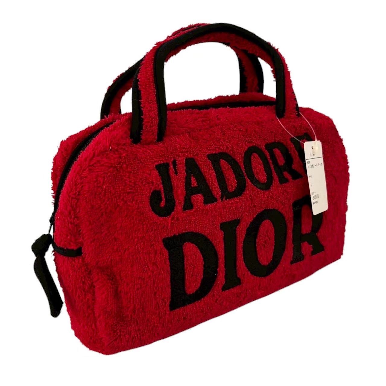 未使用 Dior JA'DORE ディオール ジャドール ハンドバッグ 赤 黒