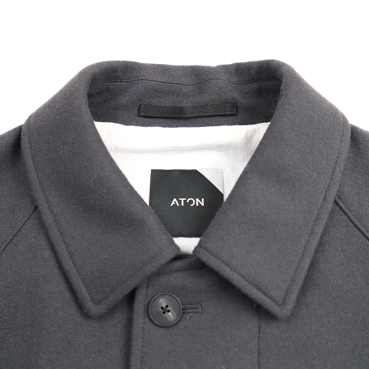 ATON エイトン 21AW SUPER 160S DOUBLE SAXONY BALMACAAN COAT