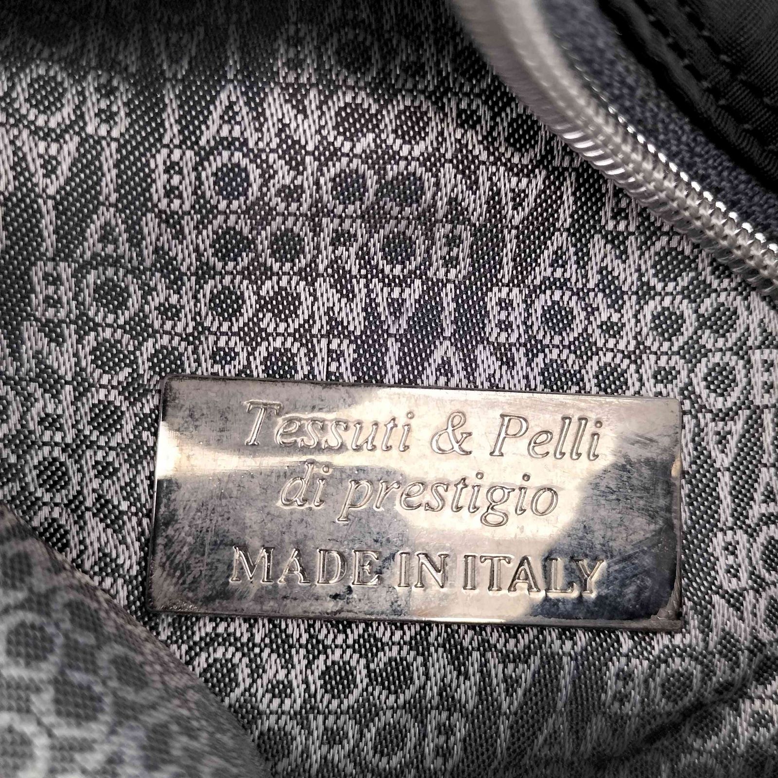 オロビアンコ Orobianco ロゴプレート レザーナイロンショルダーバッグ