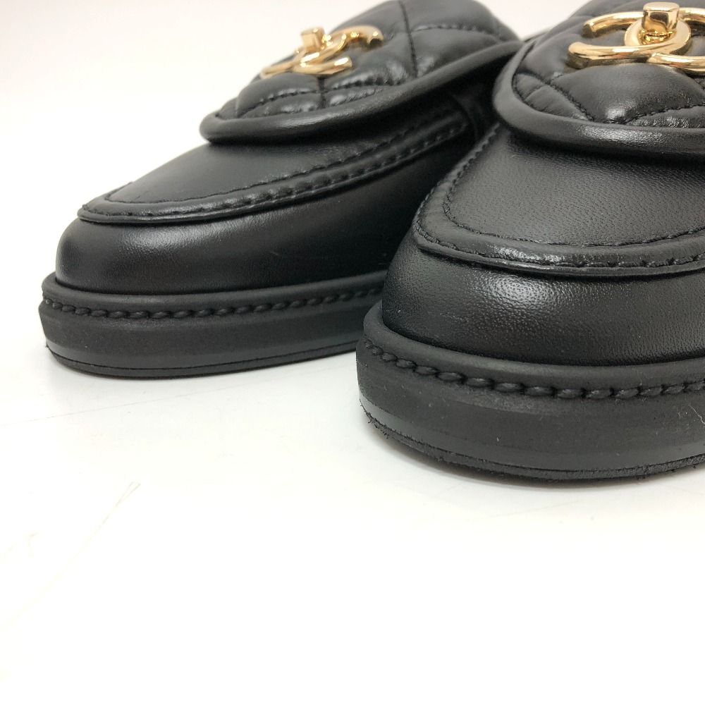 CHANEL シャネル ローファー ターンロック ココマーク G45424 レザー