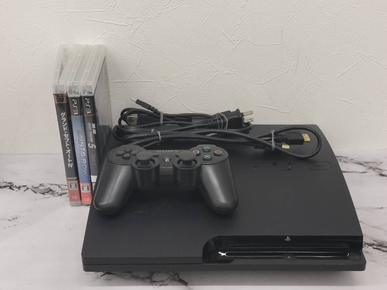 Sony】 プレイステーション3 PS3 CECH-3000A ソフト３本付き - メルカリ