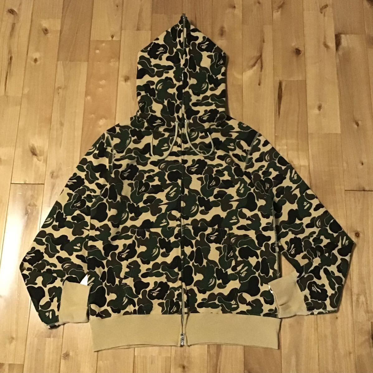 A Bathing Ape シャークパーカー イエローカモ はさまっ 初期 NIGO期 