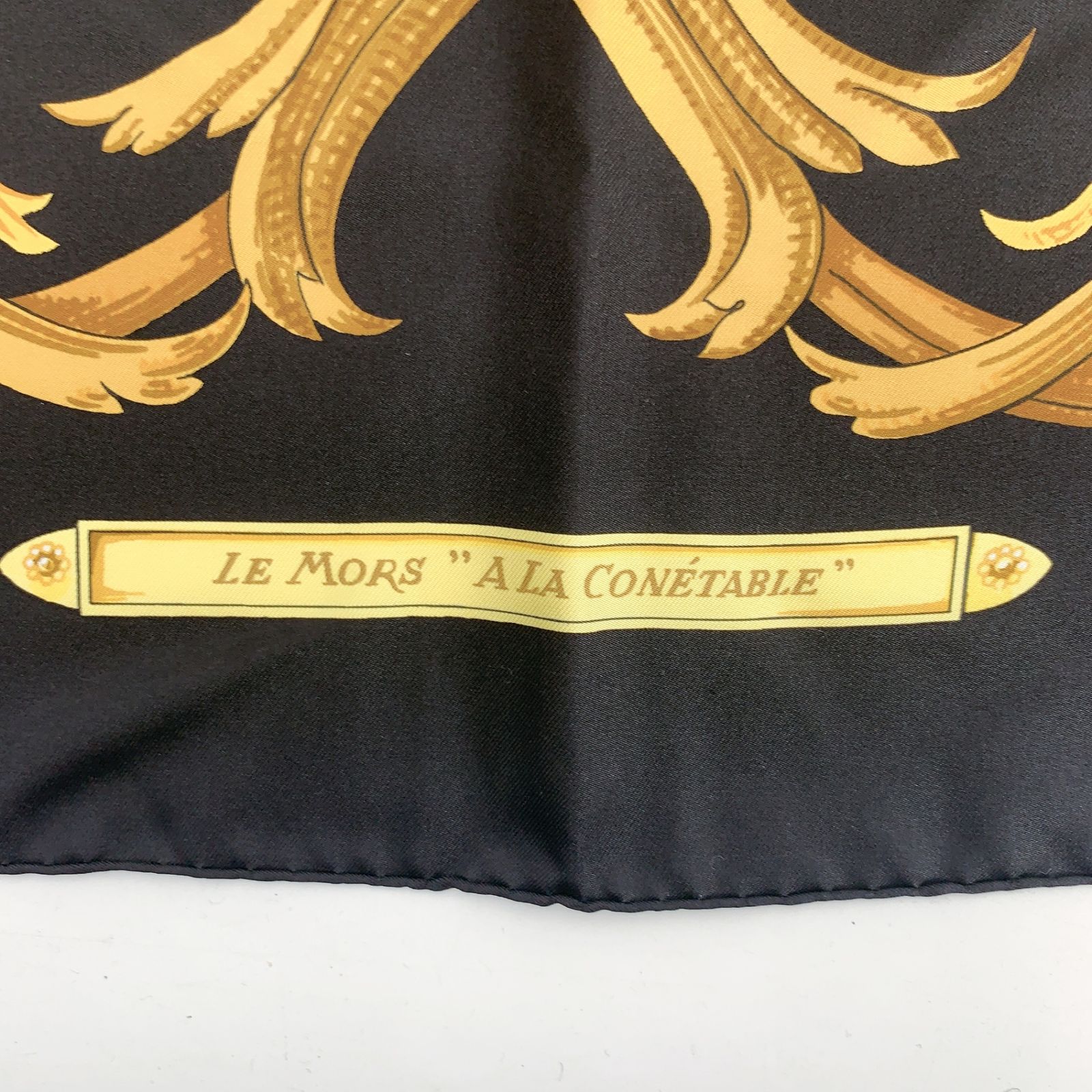 極美品 HERMES エルメス カレ90 LE MORS A LA CONETABLE 轡の気品 