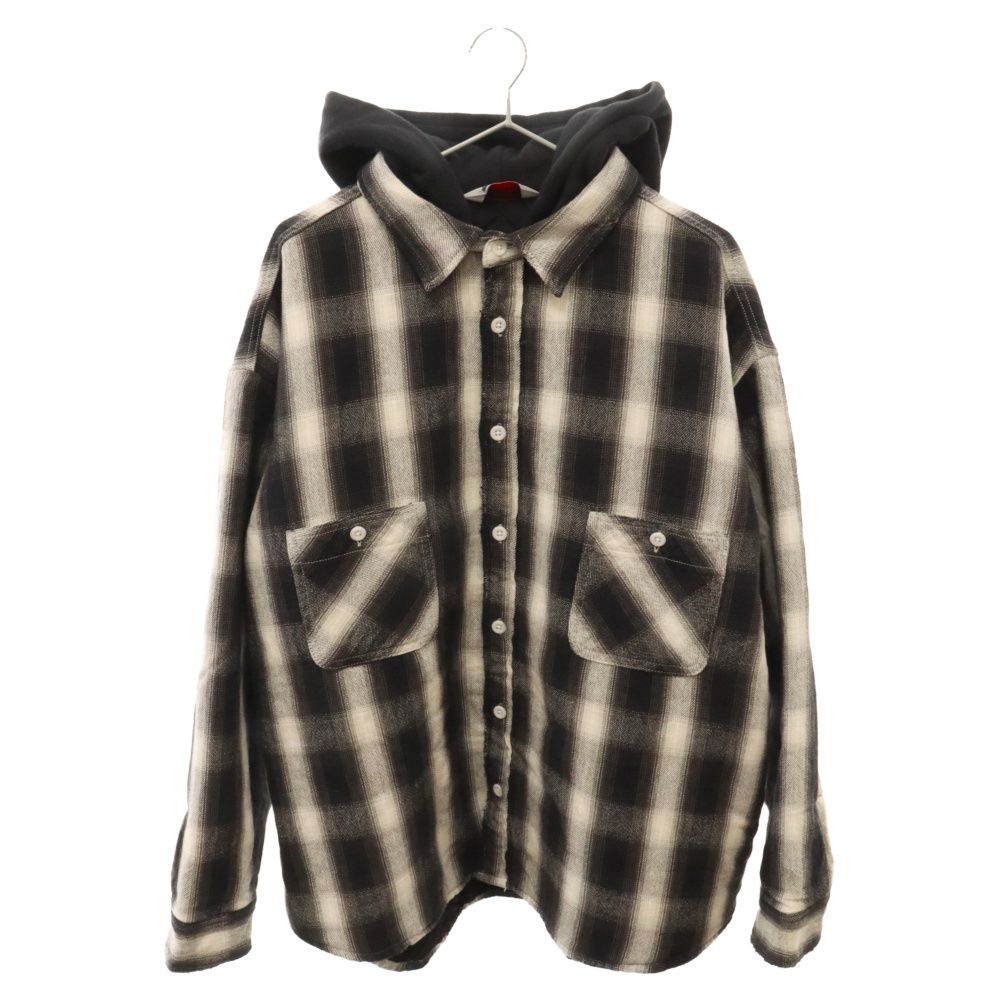 600センチ袖丈SAINT MICHAEL セントマイケル 23AW CHECK SHIRT PARKA