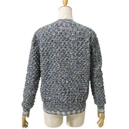 2023 パーリーゲイツ 美品 凹凸編み ニット セットアップ グレー系