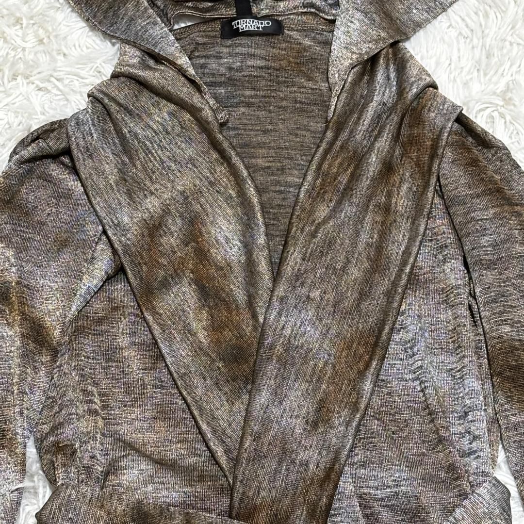 ガウンロングカーディガン