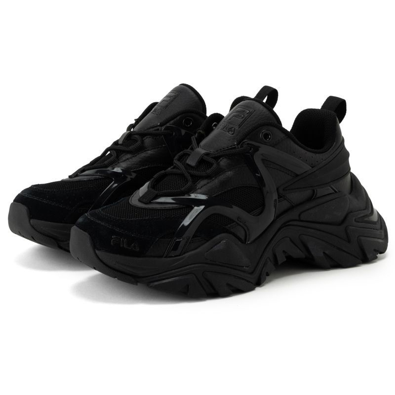 在庫限り【outlet / 処分特価品】5RM02605001 ELECTROVE 3(エレクトローブ3) Black/Black/Black【レディース スニーカー FILA フィラ 厚底】