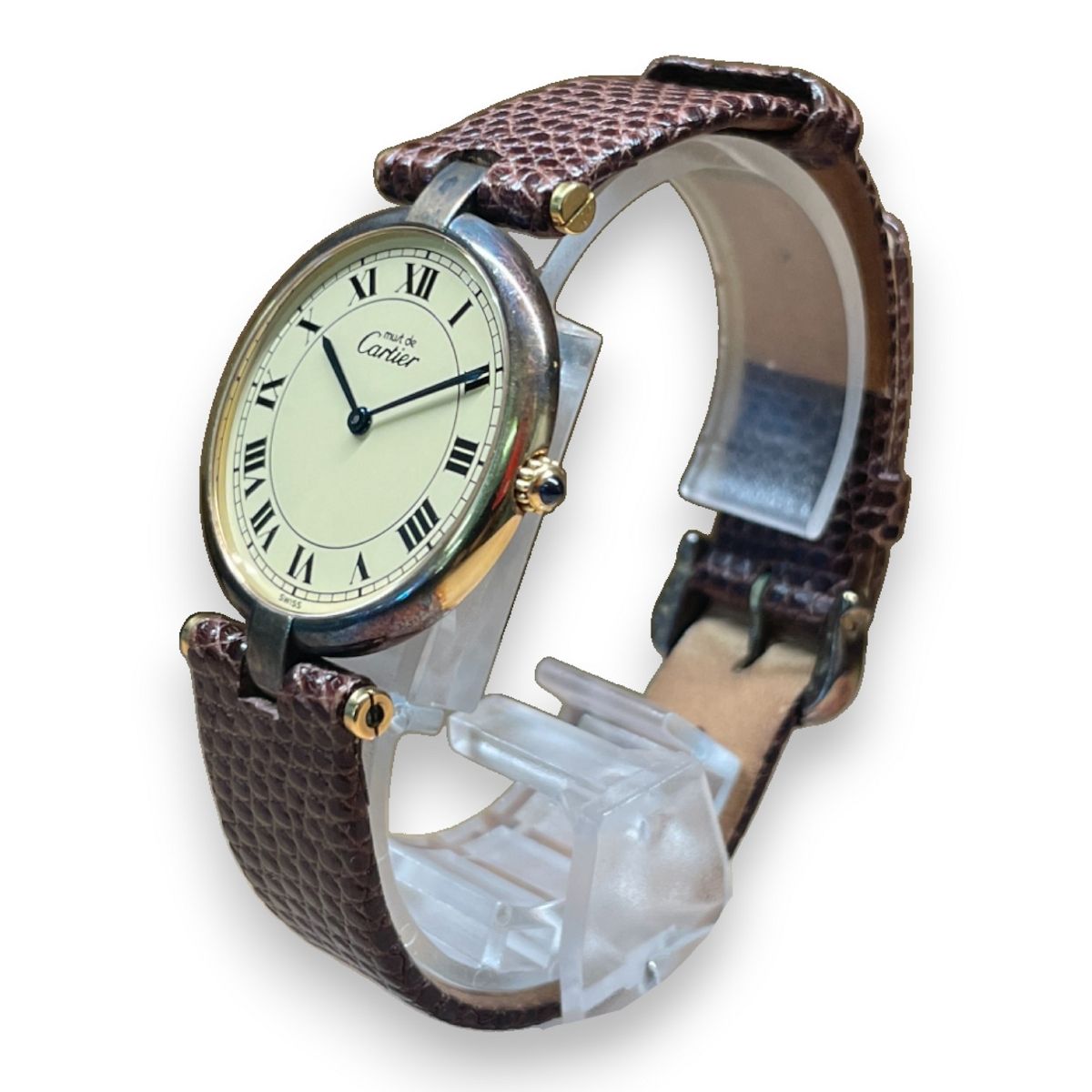 カルティエ ヴェルメイユ 925 ラウンド 腕時計 CARTIER/カルティエ】 マストコリゼ ヴェルメイユ 590002 腕時計