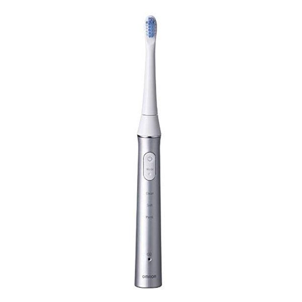 【新品】OMRON  オムロン 音波式電動歯ブラシ HT-B322 メディクリーン シルバー HT-B322-SL (2575123)