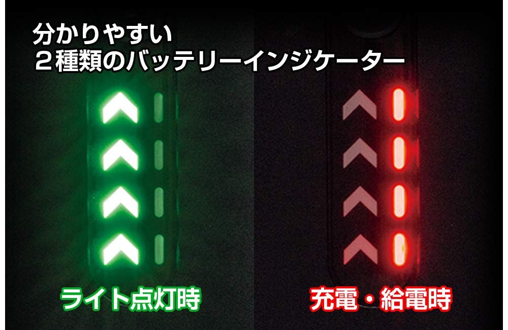明るさ最大1000ルーメン 実用点灯1.5