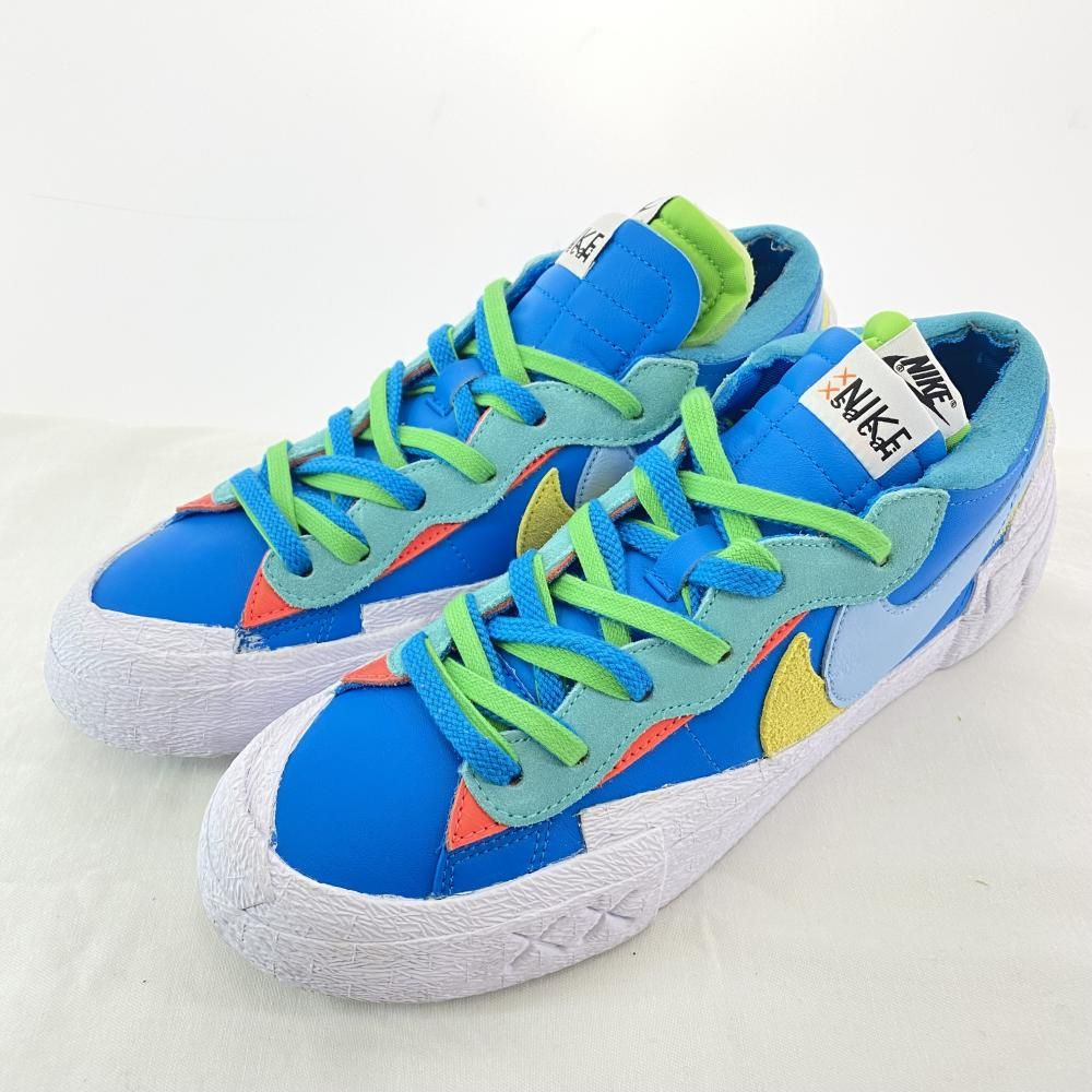 NIKE BLAZER KAWS × sacai × Nike Blazer Low Neptune Blue 27cm ナイキ ブレザー カウズ×サカイ × ナイキ ブレーザー ロー ネプチューン ブルー 17