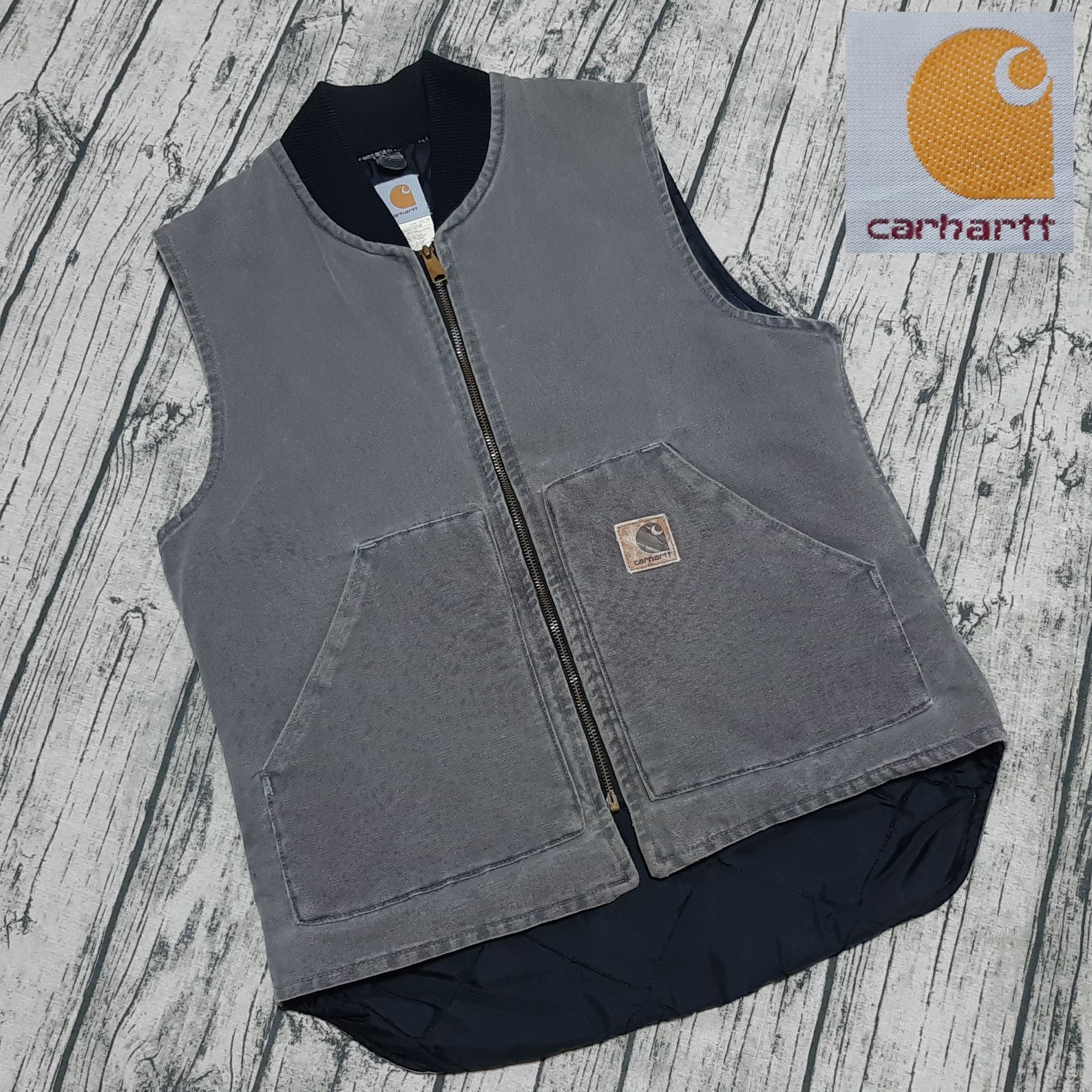 Carhartt Duck Vest ダックベスト セメント V02CMT M