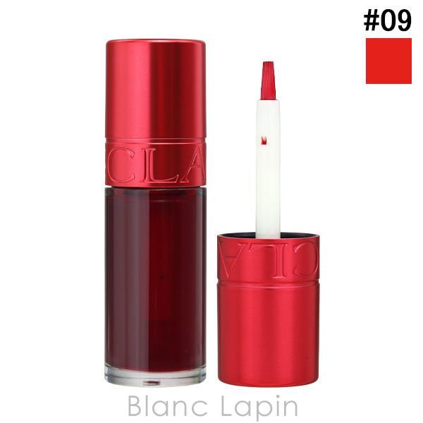 クラランス CLARINS ウォーターリップステインN #09 ディープレッドウォーター 7ml リップグロス [333354]