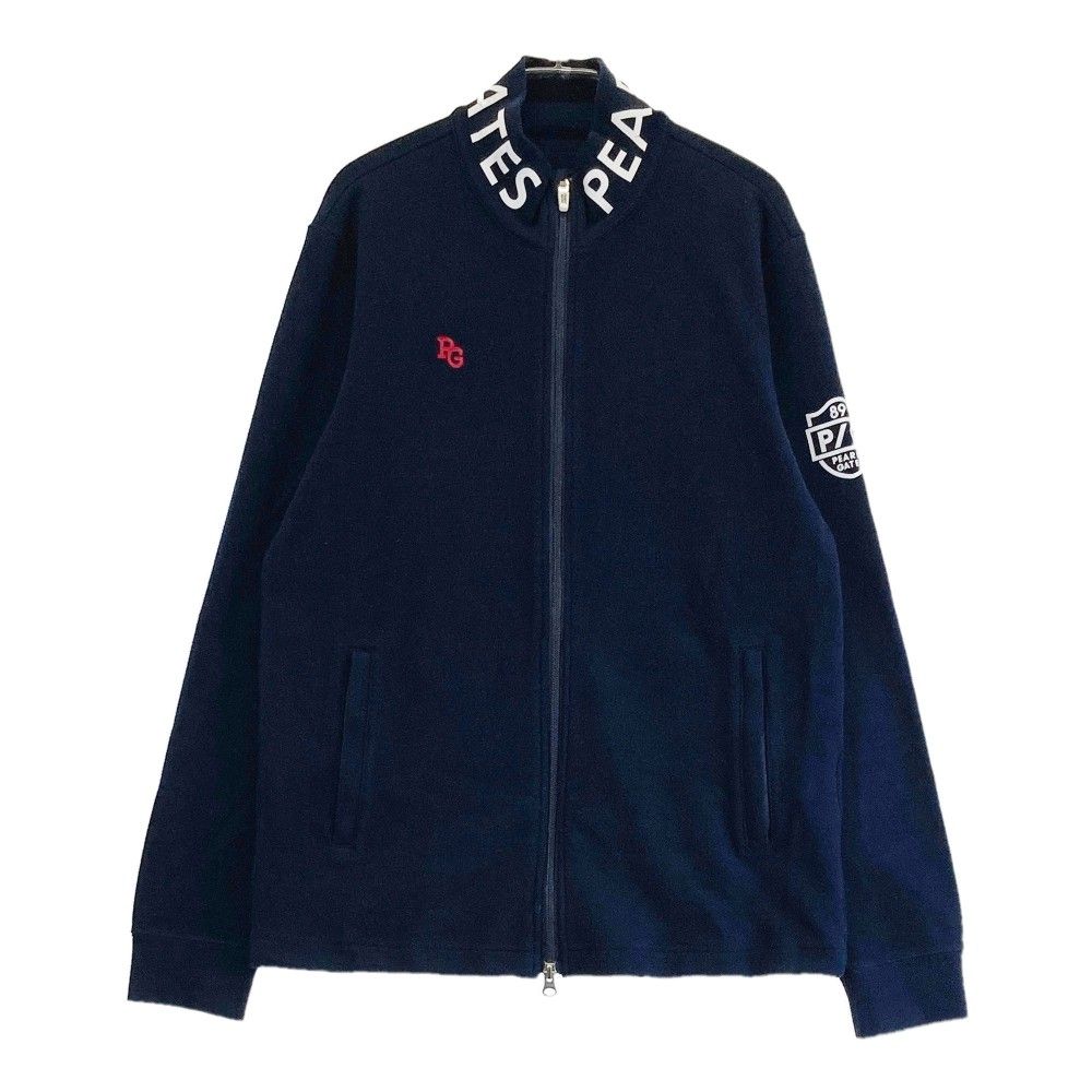 美品PEARLYGATES濃紺カーディガンサイズ5 PEARLY GATES 紺色カーディガン サイズ5 シンプルデザインで