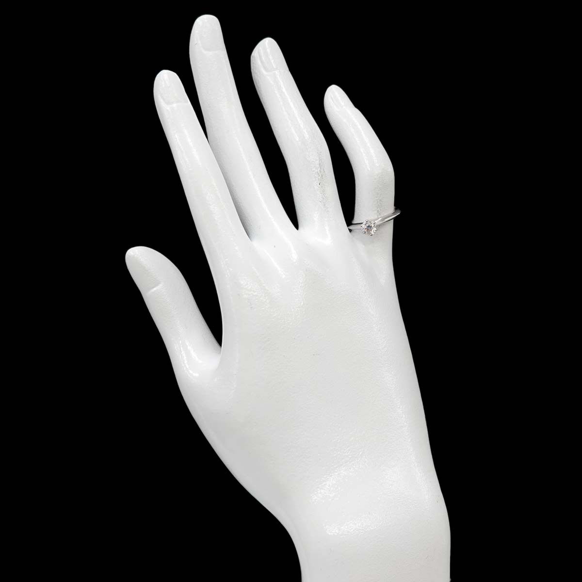 ティファニー TIFFANY&Co. ソリティア 8号 リング ダイヤ 0.23ct