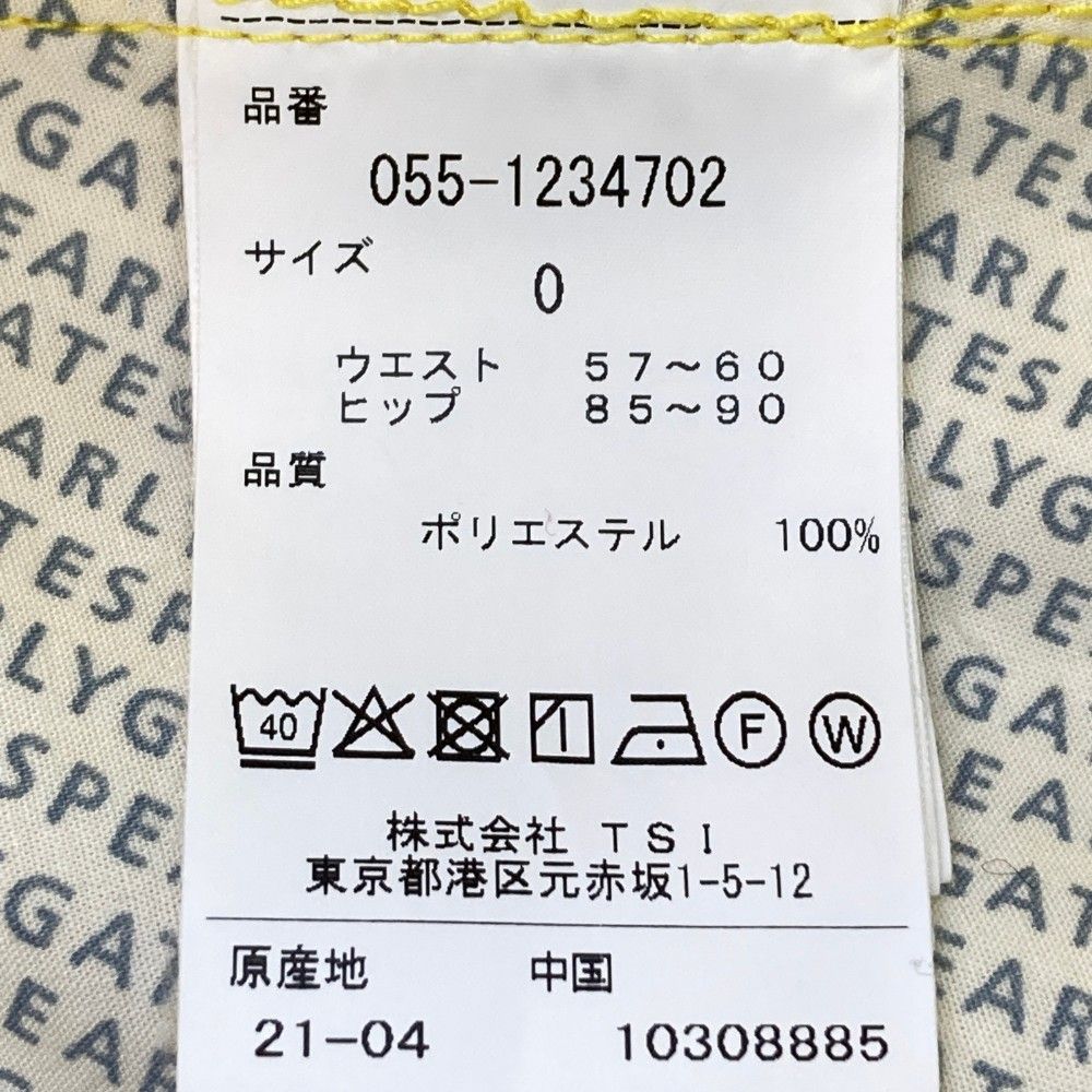 【古着】PEARLY GATES イエロースニードジャック 0(S)サイズ 古着】PEARLY GATES イエロースニードジャック 0(S)サイズ 美品