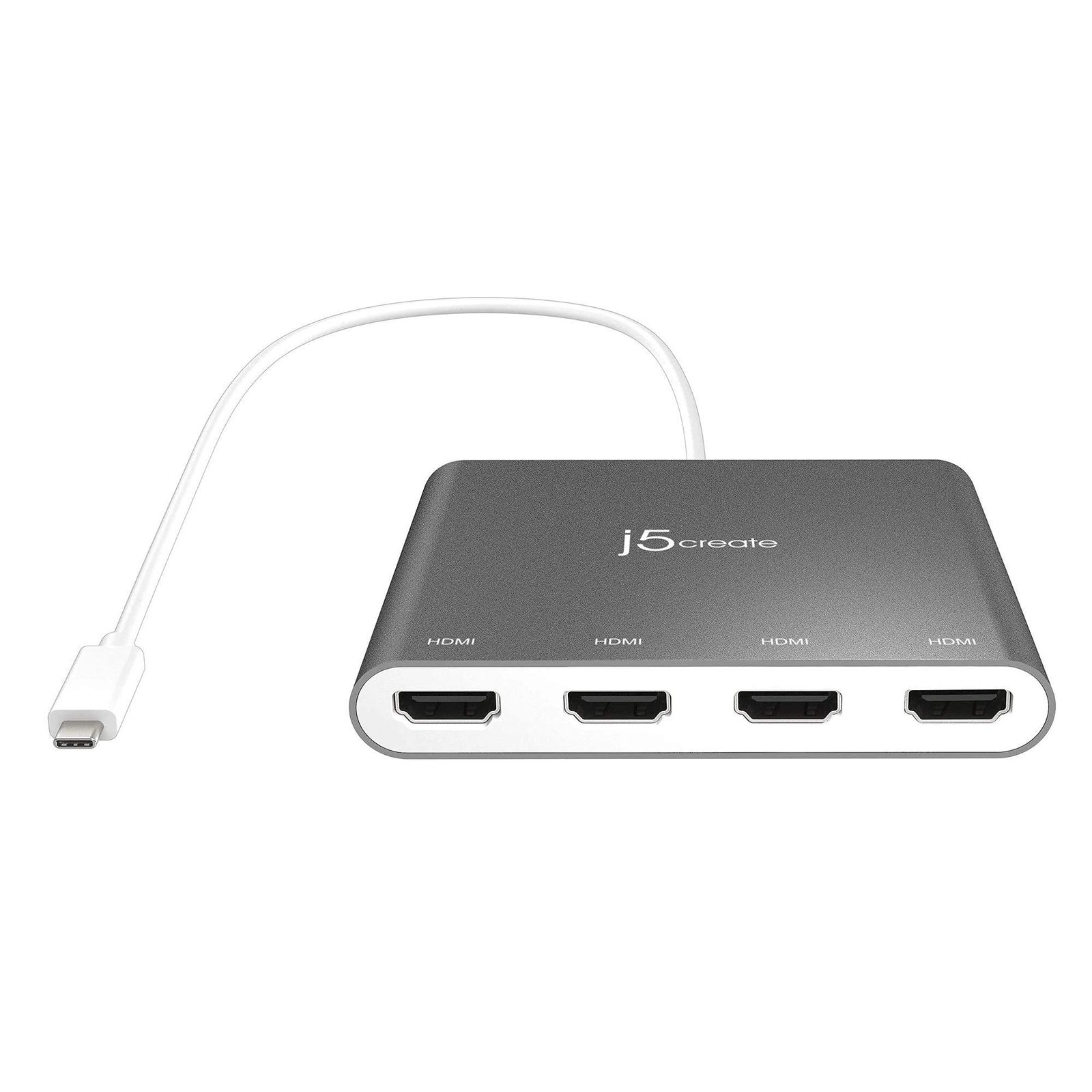 j5 create JCA366 USB-C to 4-Port HDMI Multi-Monitor Adapter