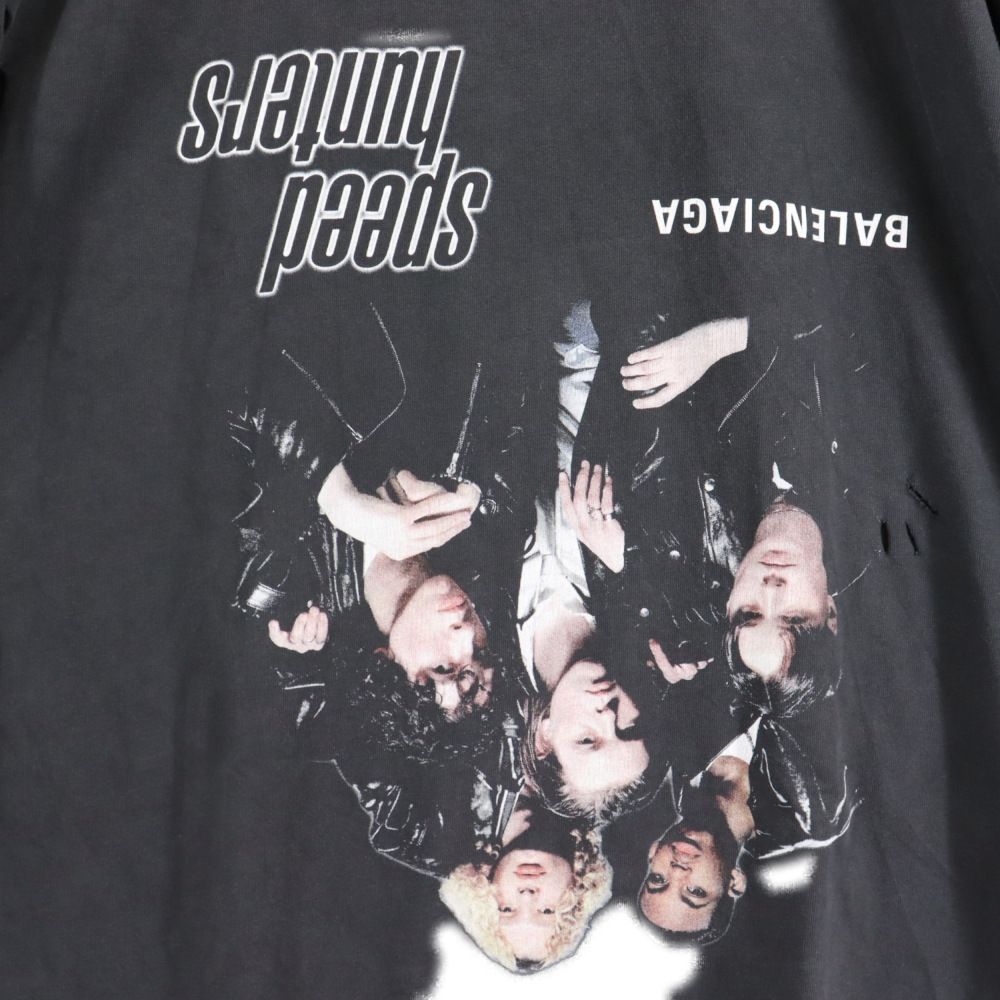 22ss BALENCIAGA スピーカーハンターアップサイドダウン Tシャツ 22ss BALENCIAGA スピーカーハンターアップサイドダウン Tシャツ