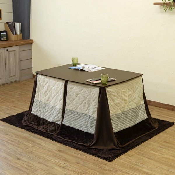 ダイニングコタツ120×80 掛け布団セット