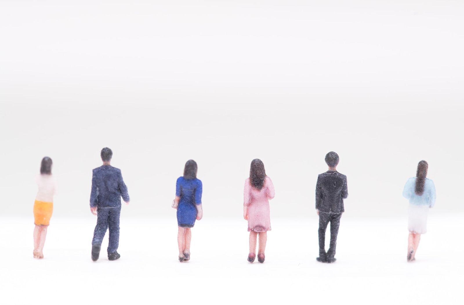 takeda タケダ ジオラマ人形 3Dフルカラー 1/150 28体 ビジネス