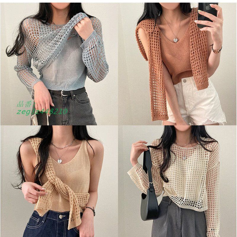 23SS完売　セオリー　Cable Shell Top サマーニット Theory - 23SS完売 セオリー Cable Shell Top サマーニットの