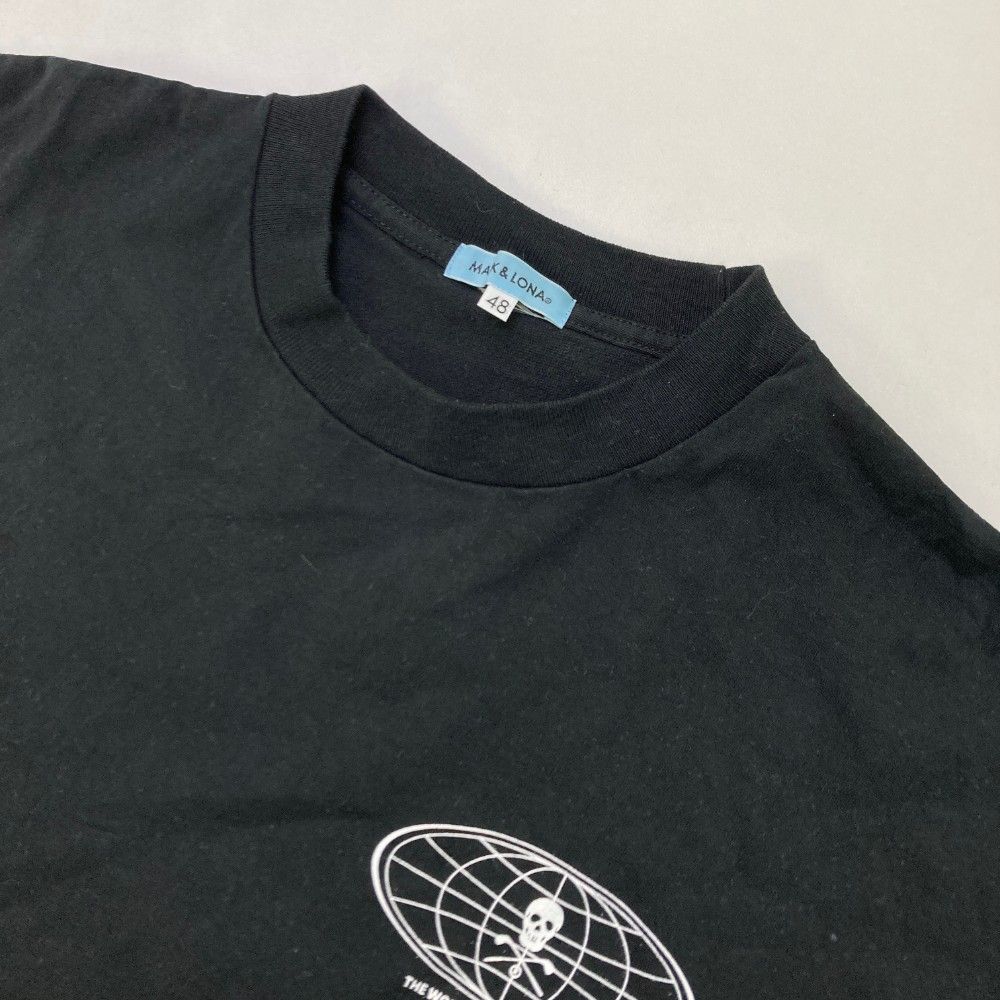 マークアンドロナ　黒Tシャツ48 サイズ：48 MARK&LONA マークアンドロナ 2024年モデル 半袖T