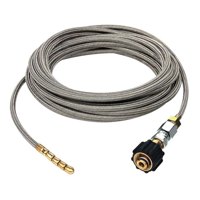 アサダ R10610 1|4SUS洗管ホース コック無 20m クイックカプラ仕様 8.5|60 8.5|60P用