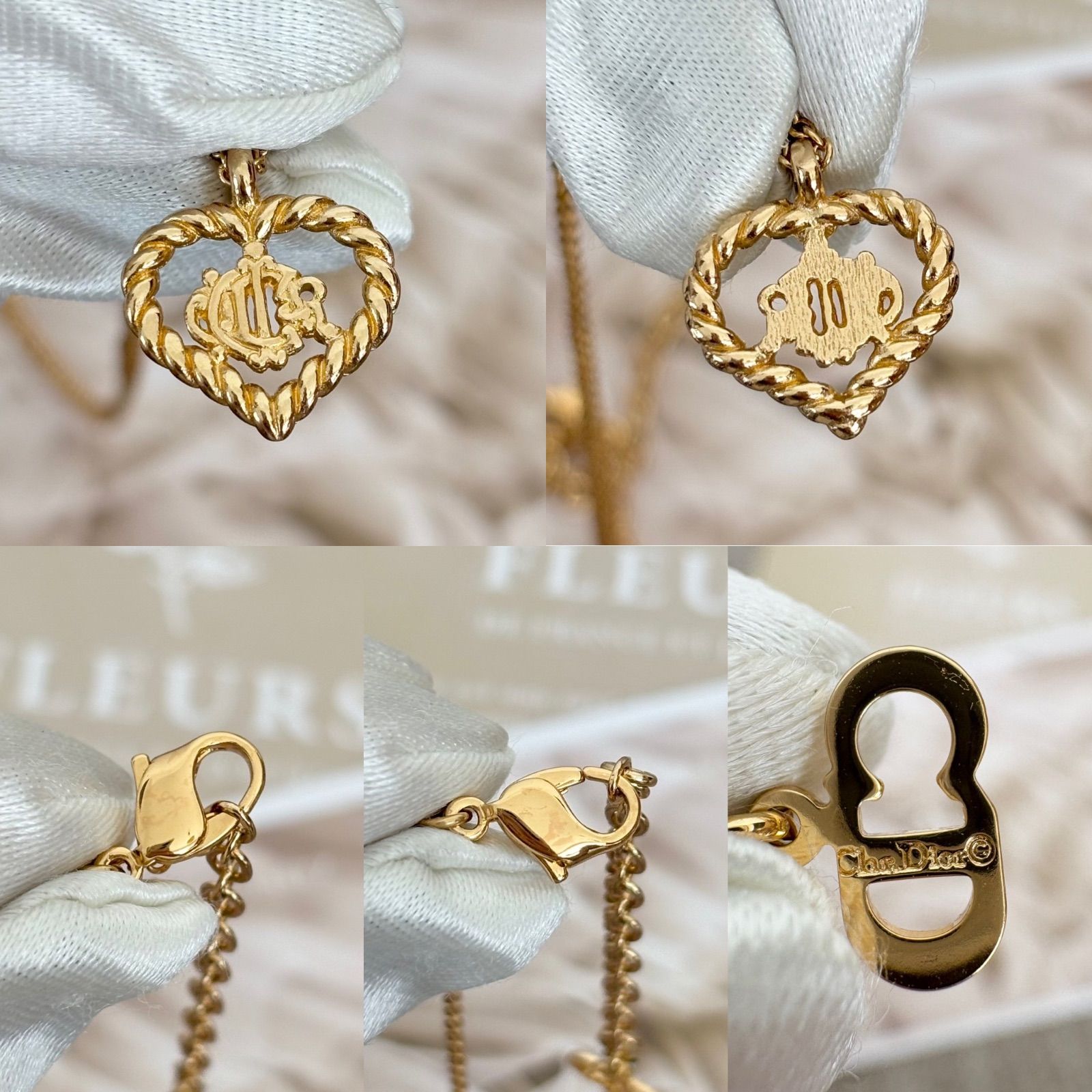 ★美品★ Dior ディオール CD ロゴ ネックレス イヤリング セット 美品・箱付き】Dior ヴィンテージ CDロゴ ネックレス