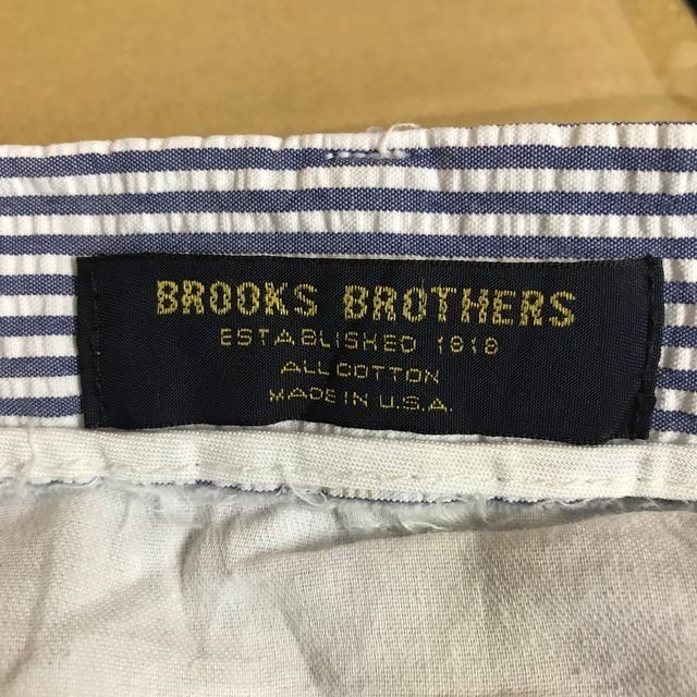 80s 90s Brooks Brothers シアサッカーパンツ　usa製 USA製 80s VINTAGE BROOKS BROTHERS シアサッカー生地