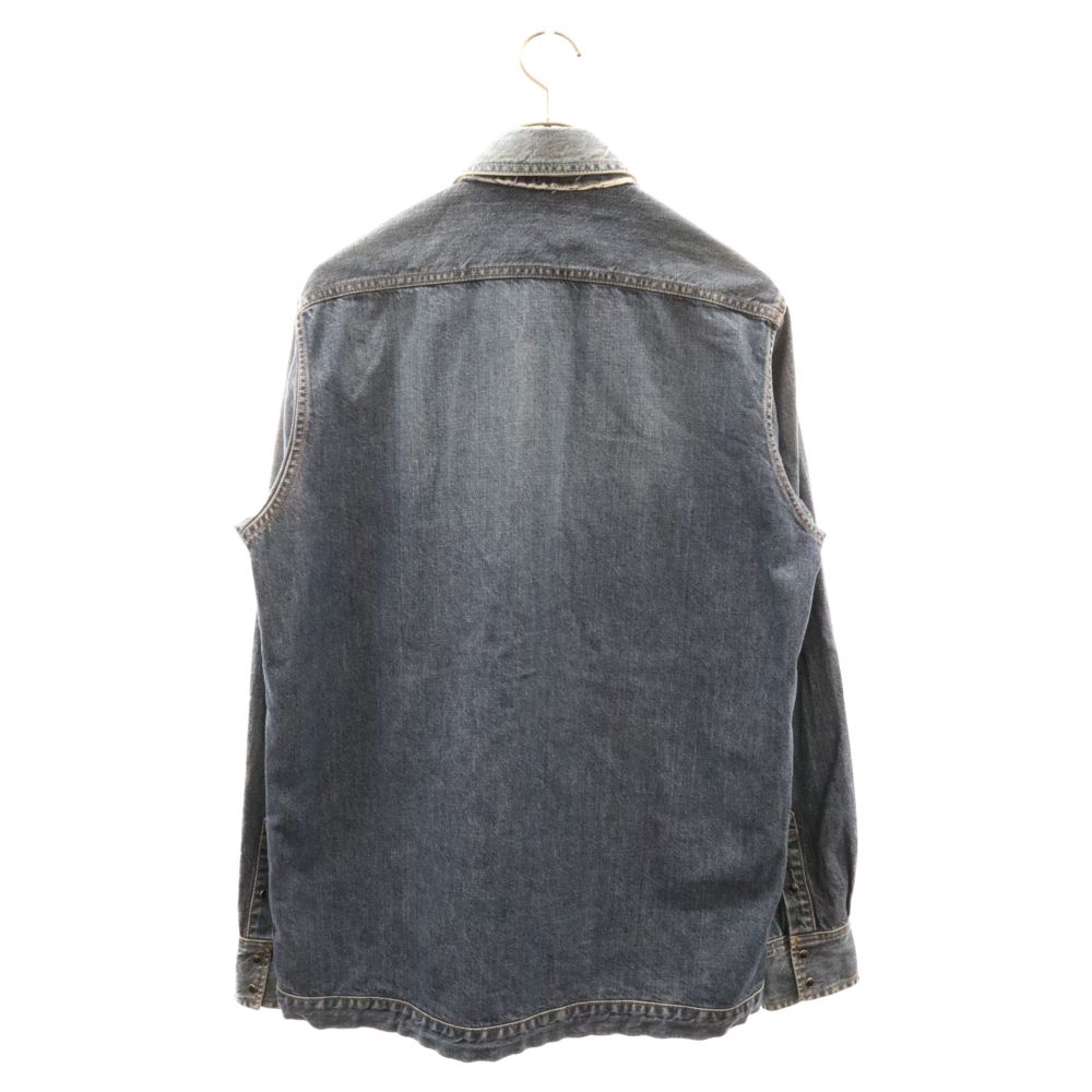 Sacai (サカイ) ダメージ加工 オーバーサイズ デニムジャケット