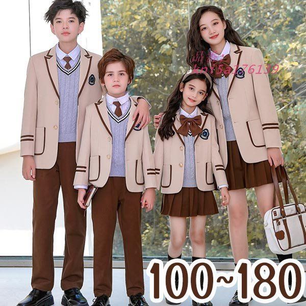 中学 小学生 卒業式 入学式 スーツ 学生服 120 4点セット 110 通学 160 140 5点セット 子供スーツ 130 150 100 170 お受験 発表会 kni5a176139