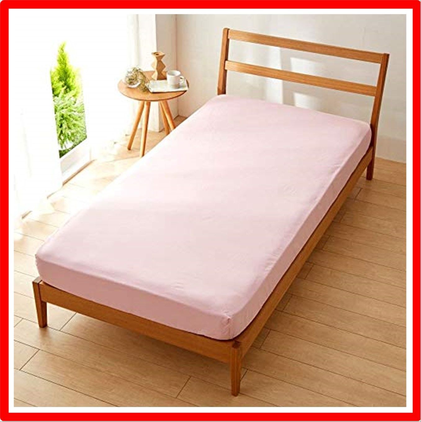 匿名配送 ダブル2枚組_フラミンゴ ボックスシーツ ベッドシーツ 日本製 綿 ピンク ダブル2枚組 SB-504-N