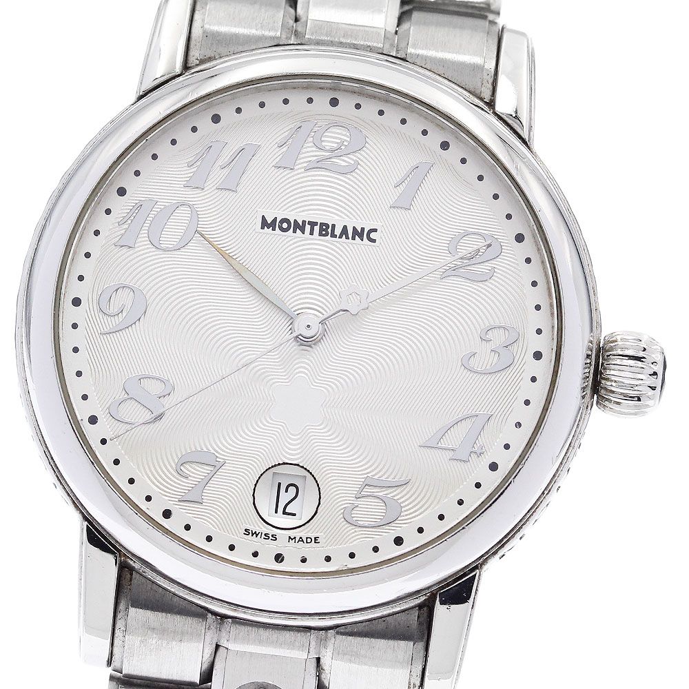 モンブラン MONTBLANC 7042 マイスターシュティック デイト クォーツ メンズ_878699